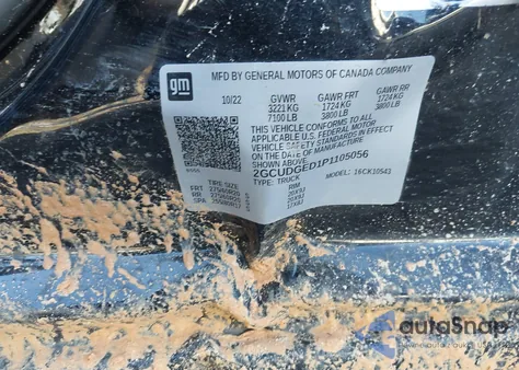 2023 Chevrolet Silverado 1500 Ltz z USA, uszkodzony, nr VIN 2GCUDGED1P1105056